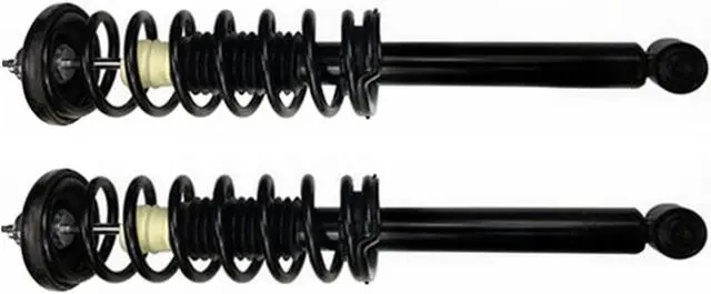 Alt view image 4 of 6 - 4 FRONT REAR black Shock Strut Assembly Fit 2004-2008 ACURA TL