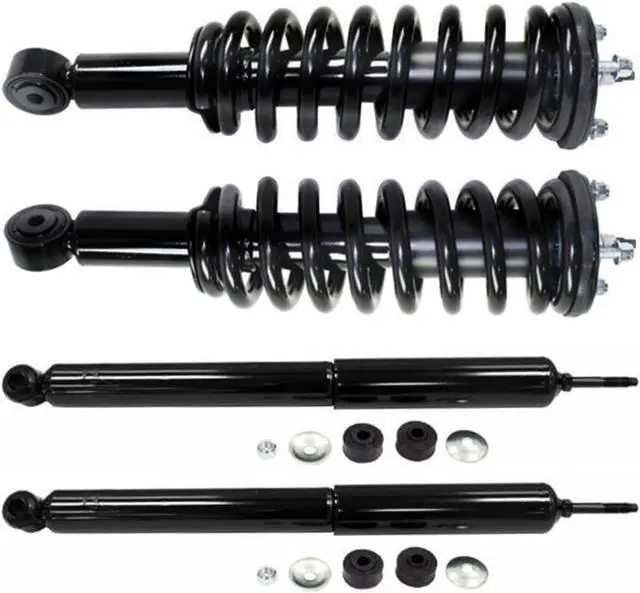 Alt view image 7 of 7 - Front Sruts & Coil Spring Assembly Rear Shocks for Toyota Sequoia 2003 - 2007