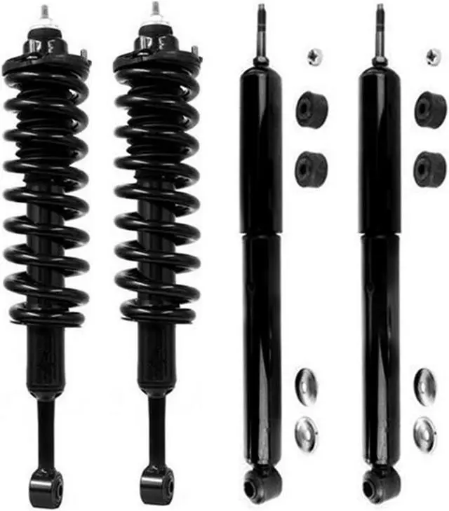 Alt view image 4 of 5 - 4 FRONT Strut & Coil Spring Assembly Rear Shocks for 2003 - 2018 TOYOTA 4RUNNER