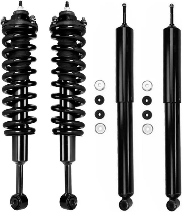 Alt view image 2 of 6 - For 2005-2015 Tacoma Base 4WD Extended / Standard Cab Front Struts Rear Shocks