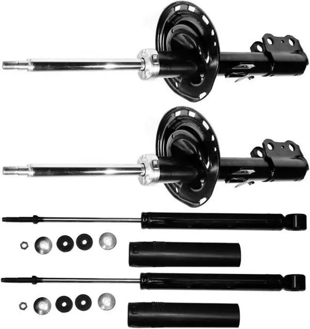 Alt view image 6 of 7 - Front and Rear Shocks Struts for 07-10 Toyota Sienna 7 Passenger