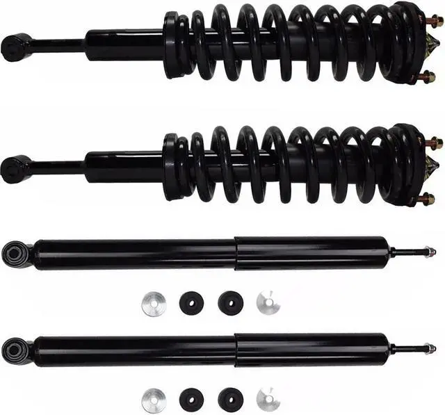 Alt view image 3 of 7 - For 4WD TOYOTA TUNDRA Crew / Standard Cab Front Struts & Coil Spring Rear Shocks