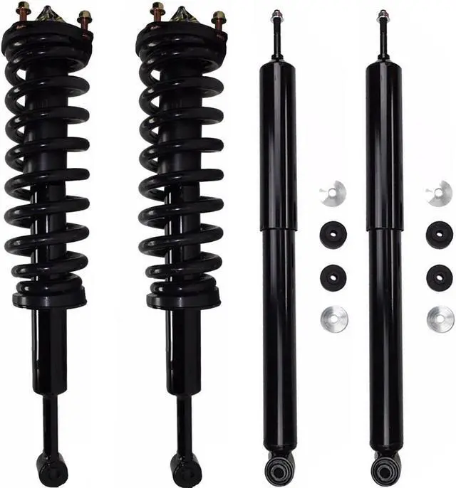 Alt view image 2 of 7 - For 4WD TOYOTA TUNDRA Crew / Standard Cab Front Struts & Coil Spring Rear Shocks