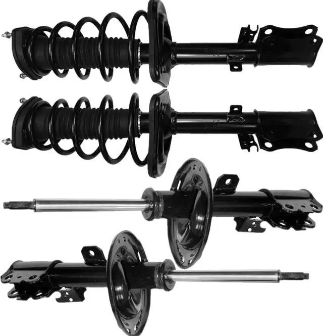 Alt view image 6 of 7 - For 2007 2008 2009 2010 2011 Toyota Camry Front Struts and Rear Strut Assembly