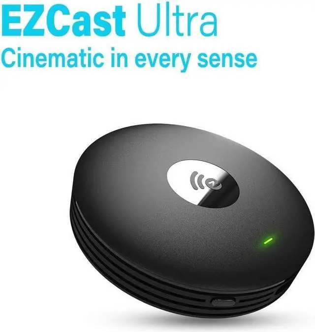 Alt view image 2 of 7 - EZCast Ultra | 4K HDR Universal HDMI Wireless Display Receiver, 2.4G/5G Dual Band, iOS/Android/macOS/Windows Support, Miracast/DLNA/Airplay Support, Bluetooth 4.2 Support