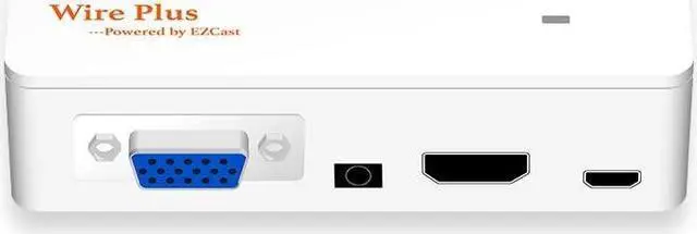 Main image of Wire Plus HDMI VGA Converter Cable, Plug and Play for Apple iPhone/iPad to Mirror on HDTV Projector Monitor