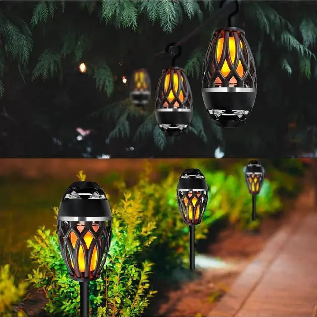 Alt view image 5 of 7 - EVA Sing LED Flame Bluetooth Speaker, for Camping Accessories Travel Home Party Yards and Pools. (Black)