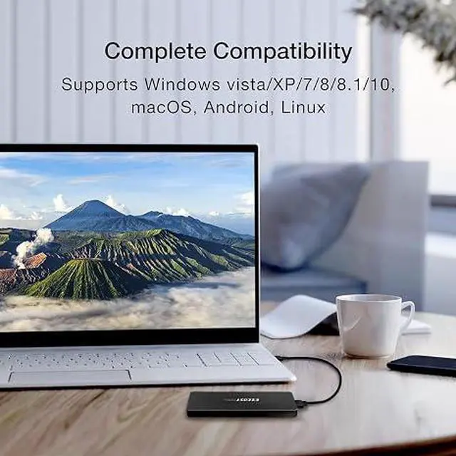 Alt view image 3 of 7 - EZCast S8000 Plus, M.2 NVME SSD Enclosure Adapter, USB C 3.1 Gen 2 (10 Gbps) to NVME PCI-E M-Key Solid State Drive External Enclosure for NVMe PCIe 2230/2242/2260/2280