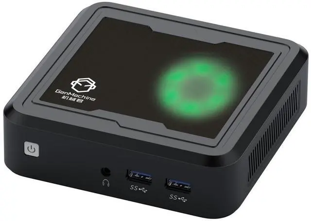 Main image of GenMachine Mini PC AMD Ryzen 7 3750H Mini Computers Up to 4.0GHz 4c/8t, 8GB DDR4, 256GB SSD & M.2 NVME, Gaming PC with Wifi6/BT5.2/DHMI/DP, Gaming/Office/Design