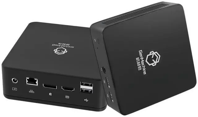 Main image of GenMachine Mini PC AMD Ryzen 7 3750H,16GB RAM 512GB M.2 NVMe SSD,AMD Radeon RX Vega 10 Graphics,2 x 4K Output,1 x HDMI Ports,1 x DP Ports,4 x USB 3.0,Wifi5,Bluetooth4.2,Windows 10 Desktop Computer