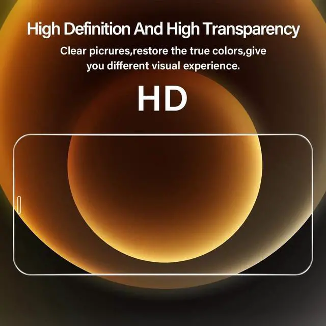 Alt view image 6 of 7 - BIGFACE Compatible with iPhone 12 Mini Screen Protector + Camera Lens Protectors, [2 + 2 Pack] Premium HD Clear Tempered Glass, 3D Curved Anti-Bubble Accuracy Film for iPhone 12 Mini(5.4 Inch)