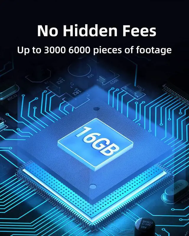 Alt view image 5 of 7 - Gadpiparty Noorio B210 & B310 Dou Outdoor Security Camera System, Wireless 2K Home Security, Battery Powered, Color Night Vision, Ultra-Bright Spotlight, 16GB Local Storage, Hub Included