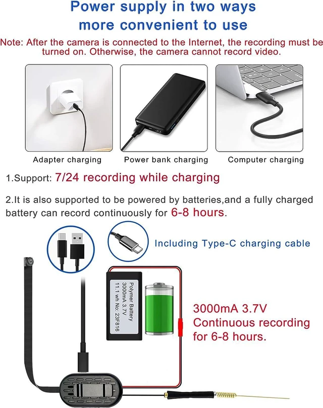 Alt view image 2 of 7 - 5G Wi-Fi Cameras, DIY Cameras, Self-Battery Cameras, Micro Cameras, Small Cameras, Action Cameras, Mini Cameras, Security Cameras, Web Cameras, Live Streaming Cameras.