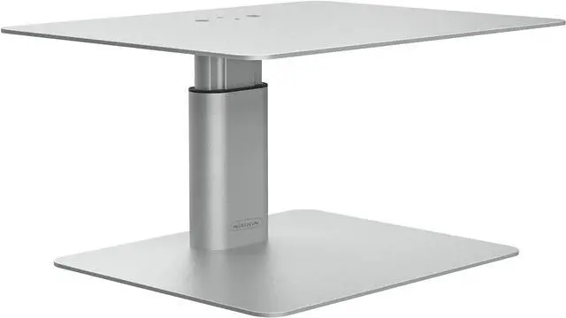 Main image of Monitor Stand Riser Adjustable Height - Computer Monitor Stand for Desk Ergonomic Aluminum Computer Desk Holder for iMac MacBook  HP and other Screen Displays Silver