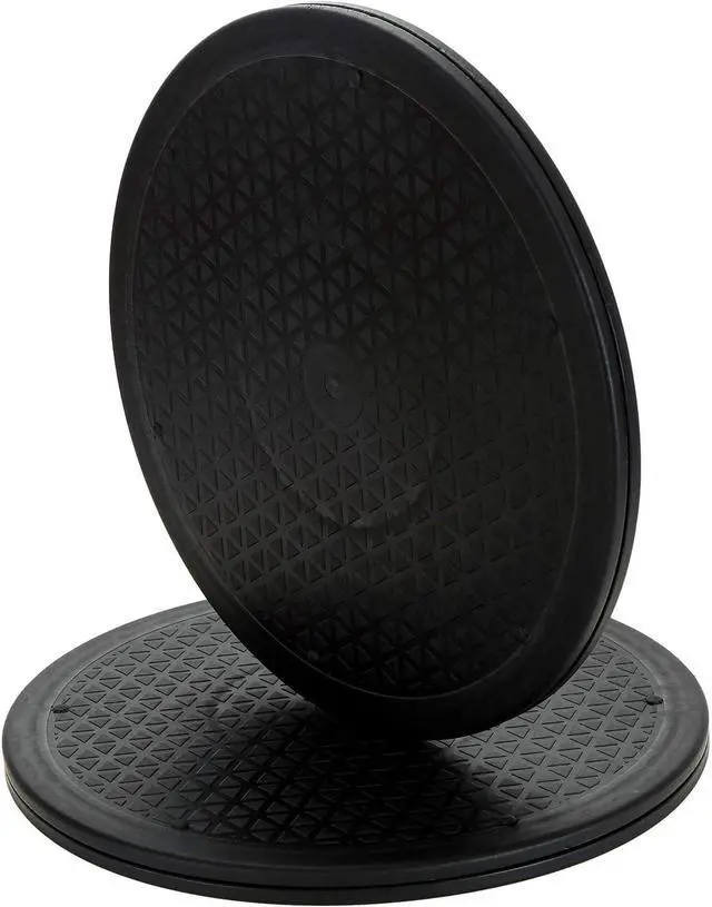 Main image of Lawei 2 Pack 12 inch Heavy Duty Rotating Swivel Stand with Steel Ball Bearings - Lazy Susan Turntable for Flat Panel Monitors, TV's, Potted Plants, Stereo Speakers