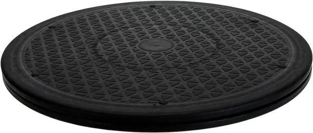 Alt view image 4 of 7 - Lawei 2 Pack 12 inch Heavy Duty Rotating Swivel Stand with Steel Ball Bearings - Lazy Susan Turntable for Flat Panel Monitors, TV's, Potted Plants, Stereo Speakers