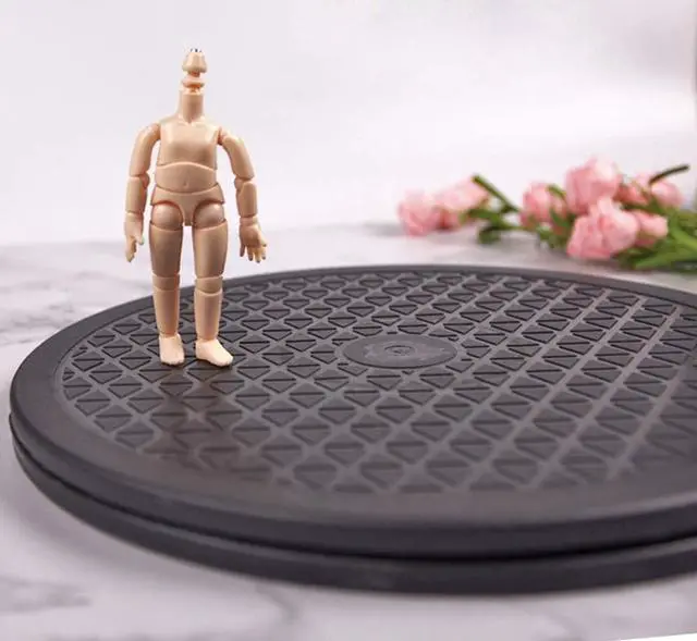 Alt view image 7 of 7 - Lawei 2 Pack 12 inch Heavy Duty Rotating Swivel Stand with Steel Ball Bearings - Lazy Susan Turntable for Flat Panel Monitors, TV's, Potted Plants, Stereo Speakers