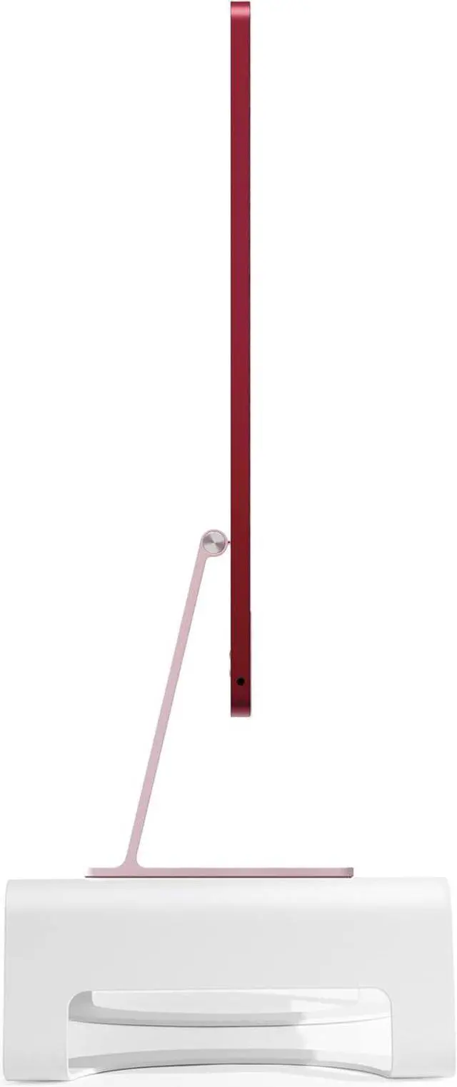 Alt view image 7 of 7 - Twelve South Curve Riser Monitor Stand | Ergonomic Desktop Stand with Storage Shelf for iMac and Displays, Matte White