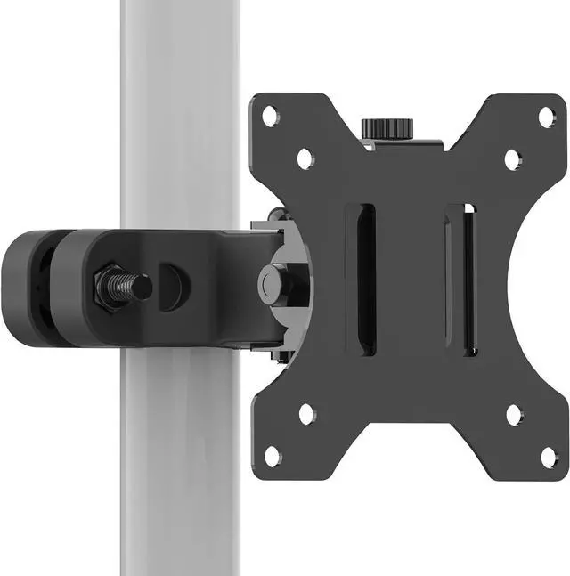 Main image of WALI Mount Plate for Universal Monitor Mounting System, Fits 1.1 to 2.4 inch Diameter Pole, Mounting Holes for 75 by 75 mm and 100 by 100mm (VES02), Black