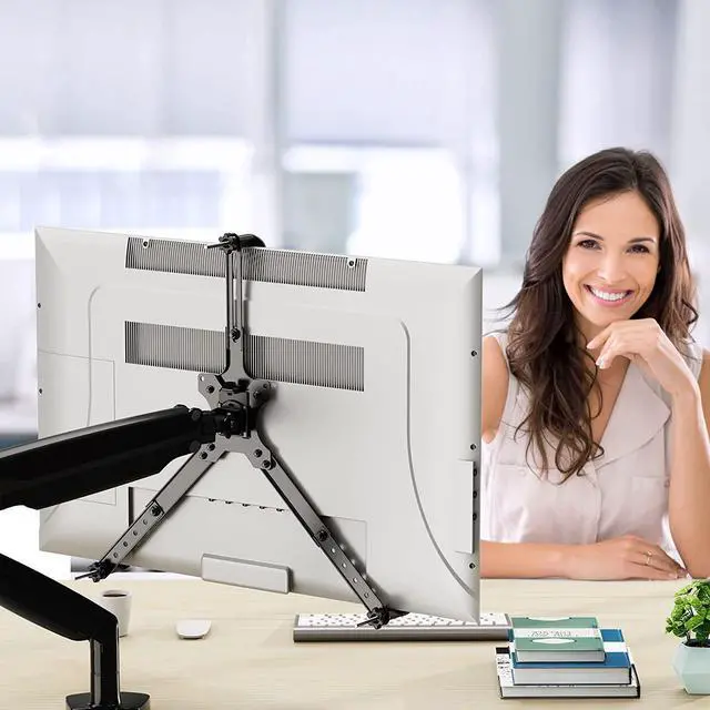 Alt view image 7 of 7 - MOUNT PRO VESA Mount Adapter, Universal Non-VESA Monitor Mount Adapter for 19 to 32 inch Screens, Vesa Bracket 75x75mm/100x100mm, Hold up to Max 17.6lbs