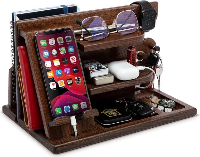 MENS GIFT, Anniversary gifts for men, Desk Organizer, Docking