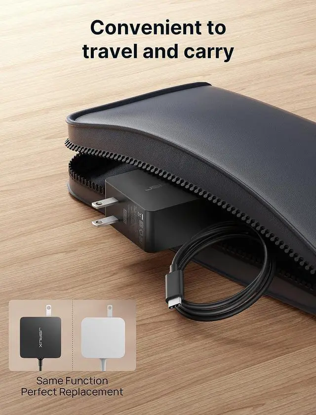 Alt view image 7 of 7 - JSAUX 45W USB C Charger for Steam Deck/OLED, 5FT Cable Type C PD 3.0 45 Watt Fast Charging Compatible with Nintendo Switch 2, Switch/OLED, MacBook, Samsung S25 S24 S23 S22, iPhone 16/15, iPad, Pixel