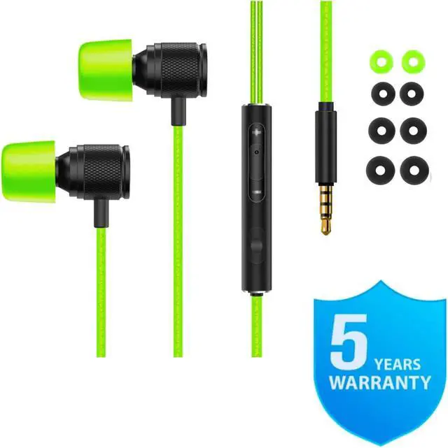 Alt view image 6 of 7 - Ultra Wired Earbuds in-Ear Headphones 5 Years Warranty Earphones with Microphone Noise Isolating Ear Buds Memory Foam for iPhone  School Students Kids Women Small Ears - Green