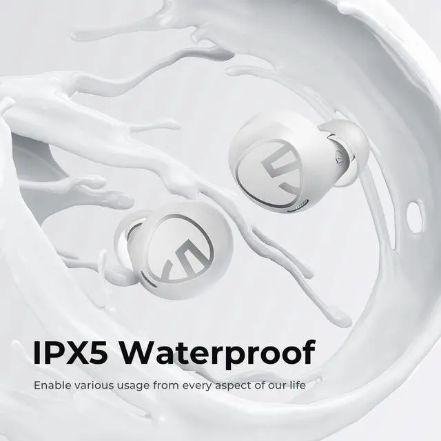 Alt view image 7 of 7 - SoundPEATS Free2 classic Wireless Earbuds Bluetooth V5.1 Headphones with 30Hrs Playtime in-Ear Wireless Earphones, Built-in Mic for Clear Calls, Touch Control, Single/Twin Mode, Immersive Stereo Sound