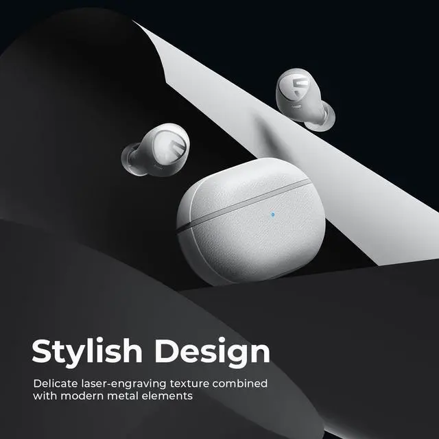Alt view image 2 of 7 - SoundPEATS Free2 classic Wireless Earbuds Bluetooth V5.1 Headphones with 30Hrs Playtime in-Ear Wireless Earphones, Built-in Mic for Clear Calls, Touch Control, Single/Twin Mode, Immersive Stereo Sound