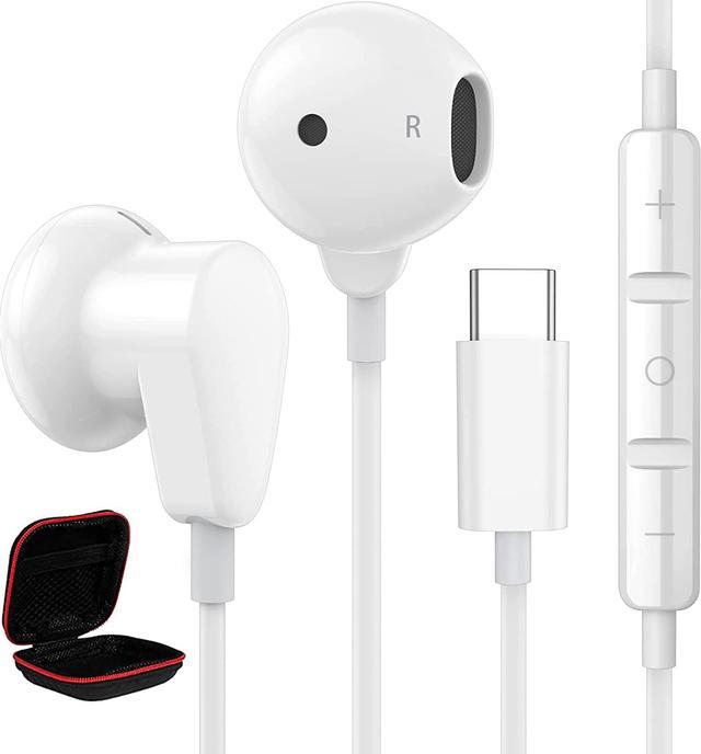 ACAGET USB C Headphones, Setero Android Earphones with Mic USB Type C Earbuds for Pixel