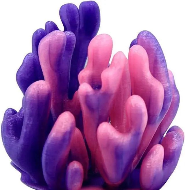 Alt view image 5 of 7 - CC3D Color Change PLA Filament Purple Blue to Pink PLA Filament 1.75 mm 1KG 3D Printer Filament 2.2LBS Spool Heat Temp Color Changing Filament with Temperature PLA
