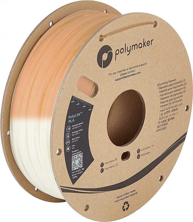 Polymaker PLA Filament 1.75mm UV Color Changing PLA 3D Printer Filament UV  Change to Orange 1kg - PolyLite 1.75 PLA Filament UV Color Change 2 Colors  3D Printer Filament 