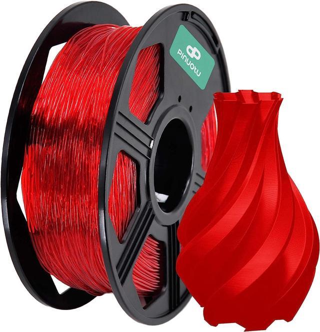 Red TPU 3D Printer Filament 1.75mm 1 kg 2.2 lbs