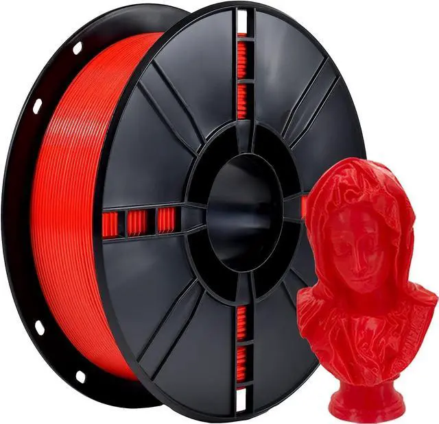 Main image of iBOSS PLA Plus (PLA+) 3D Printer Filament 1.75mm,1kg Spool (2.2lbs) Toughness Enhanced 3D Printing Filament,Dimensional Accuracy +/- 0.02mm,1.75mm PLA Plus Filament,Fit Most FDM Printer(Red)