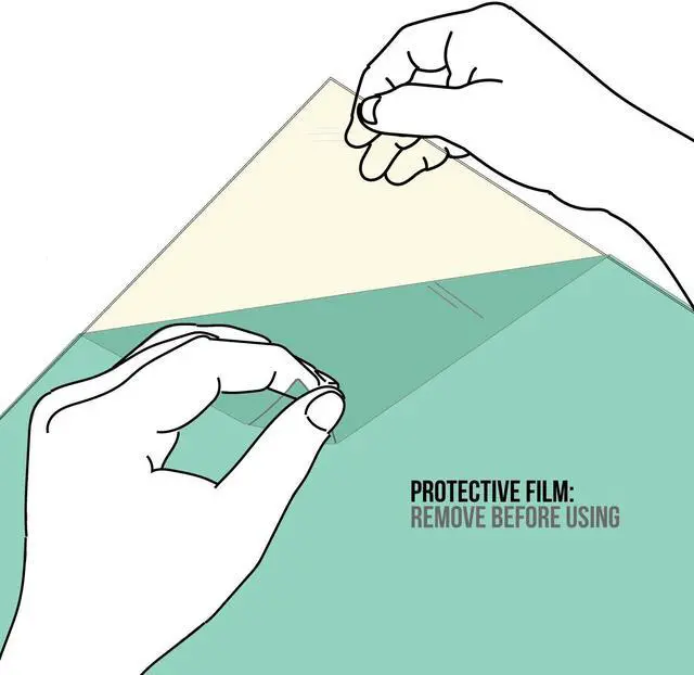 Alt view image 4 of 7 - Gizmo Dorks PEI Sheet 3D Printer Build Surface 220mm x 220mm (8.6" x 8.6") with Laminated 3M 468MP Adhesive, Made in The USA