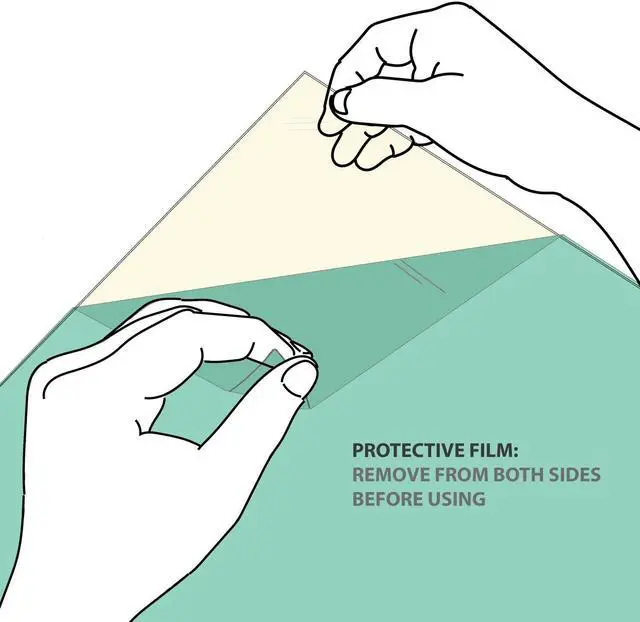 Alt view image 4 of 5 - Gizmo Dorks PEI Sheet 12" x 12" (305mm x 305mm) 1mm Thick 3D Printer Build Surface Ultem 1000, Made in The USA