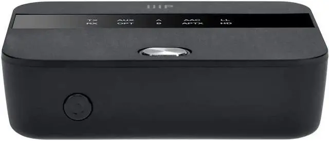 Alt view image 4 of 6 - Bluetooth 5 Long Range Transmitter and Receiver - with AptX HD Low Latency, SBC, AAC, Up to 32 Feet (10 Meters) Toslink/Optical, 3.5mm Aux, 25 Hours of Audio Playback