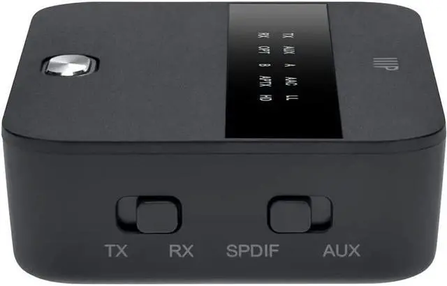 Alt view image 3 of 6 - Bluetooth 5 Long Range Transmitter and Receiver - with AptX HD Low Latency, SBC, AAC, Up to 32 Feet (10 Meters) Toslink/Optical, 3.5mm Aux, 25 Hours of Audio Playback