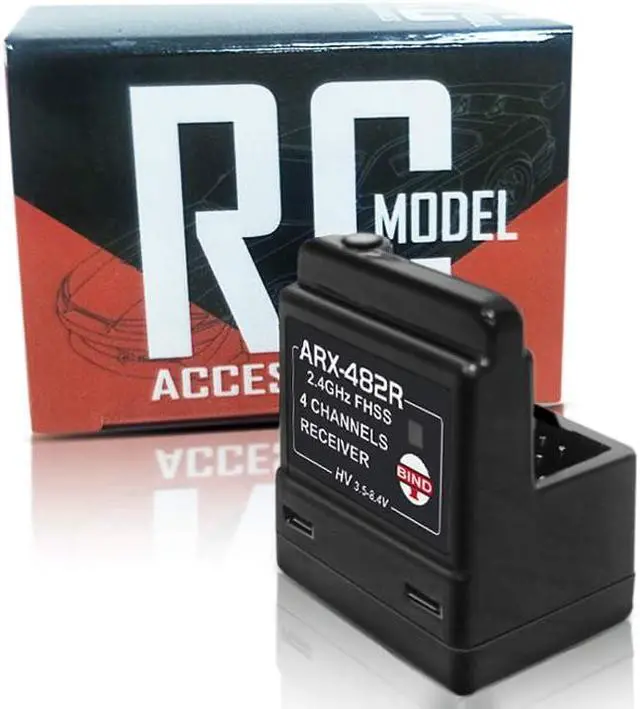 Alt view image 5 of 6 - ARX-482R 4CH FHSS Internal Antenna Receiver Compatible with FH3/FH4T (ARX-482R)