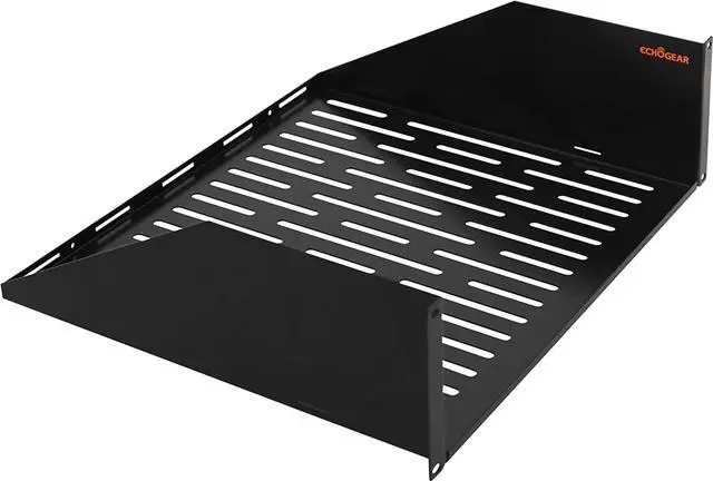 Main image of ECHOGEAR 3U Rack Shelf - Universal Design Works with Any Rack - Holds 75bs of Servers, Network Gear, or AV Equipment - 15" Deep Steel Shelf with Ventilated Design - Install Hardware Included