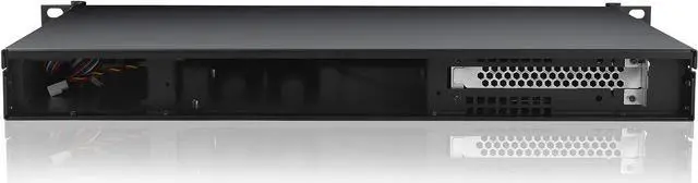 Alt view image 4 of 6 - RackChoice 1U Rackmount Server Chassis 9.84" Depth Support Mini-itx M/B only