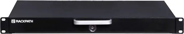 Alt view image 5 of 6 - 1U Rack Mount Drawer for 19 Inch AV/Network/DJ Equipment Racks or Cabinets with Lock and Key