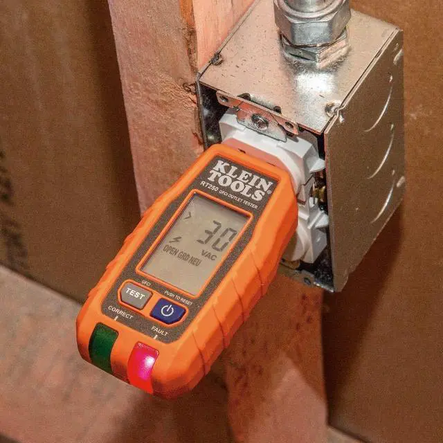 Alt view image 4 of 6 - RT250KIT Non-Contact Voltage Tester and GFCI Receptacle Tester with LCD and Flashlight, Voltage Electrical Test Kit