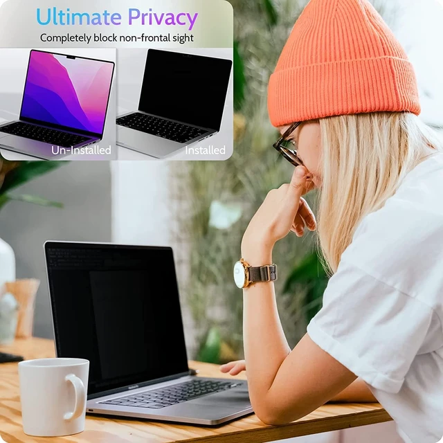 Alt view image 2 of 7 - Magnetic Privacy Screen for MacBook Pro 16 Inch