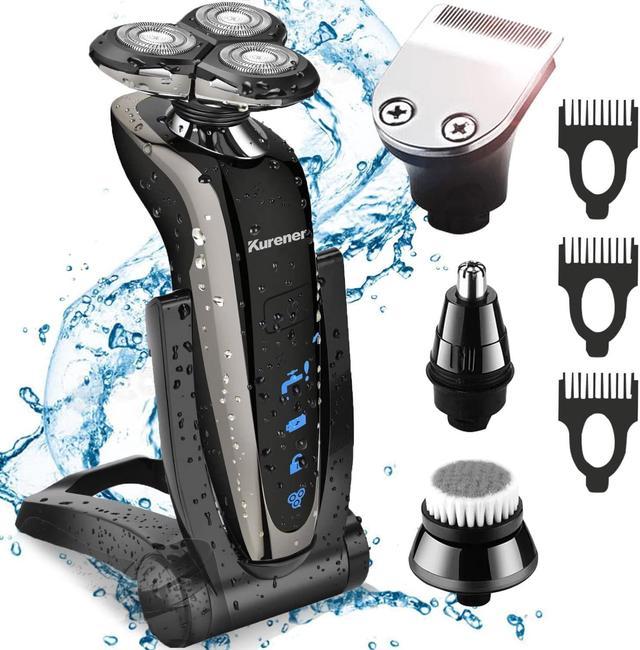 100 Pcs Shaver Brush, Electric Shaver Cleaning Brushes Razor Cleaner Set,  Double Sided Trimmer Clipper Brush Cleaner Set with PP Handle for All Kinds