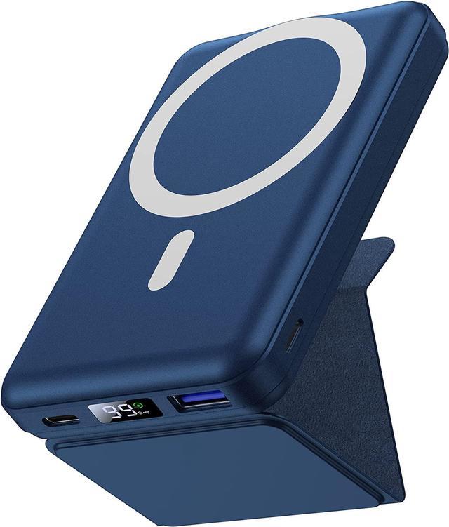 Yiisonger Magnetic Wireless Portable Charger, Foldable 10000mAh Battery  Pack with USB-C Cable LED Display, Magnetic Power Bank 22.5W PD Fast  Charging for iPhone 14/13/12/Pro/Mini/Pro MaxDark Blue 