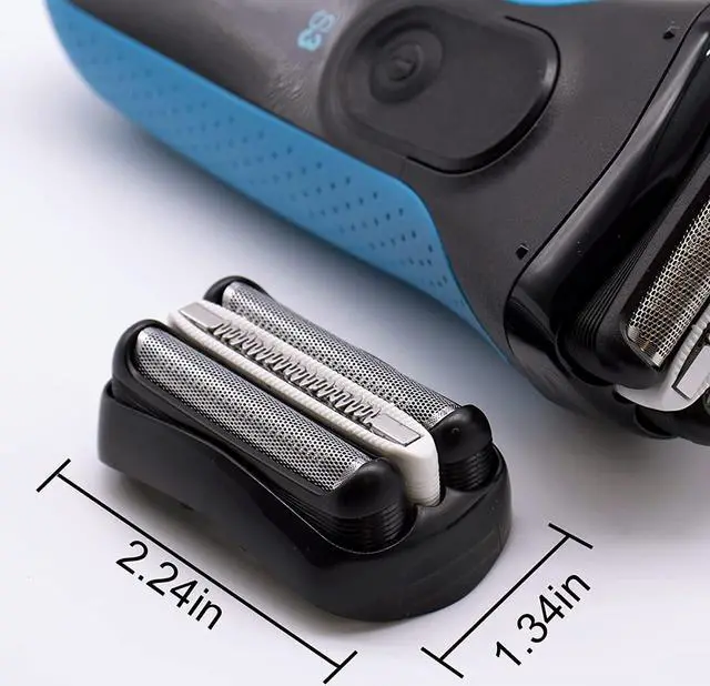Alt view image 7 of 7 - 2Pack 32B Series 3 Electric Shaver Replacement Heads for S3 Foil & Cutter Razor Heads 3040s 3010s 3000s 3080s 380s-4, 390cc...(32B(Pack of 2))