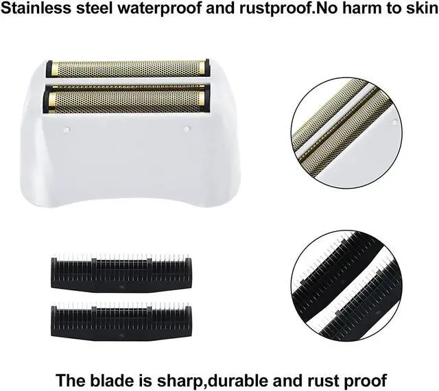 Alt view image 2 of 4 - 3 Pack Shaver Replacement Foil and Cutters compatible with"andis #17150 shaver foil replacement" Golden
