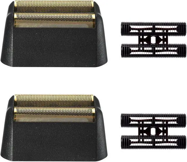 Main image of Professional 5 Star Series Finale Shaver,Replacement Gold Foil and Cutter Bar Assembly, Super close Shaving for Professional Barbers and Stylists,Compatible with Wahl Shaver Foil 7043 (2Pack)