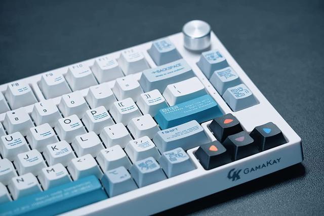 GK GAMAKAY TK75 75% Mute Mechanical Keyboard with Knob Control